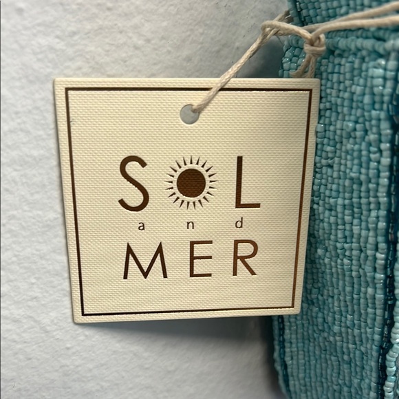 Sol and Mer Swimmers Beaded Shoulder Bag 🩵💛❤️ - Picture 3 of 10